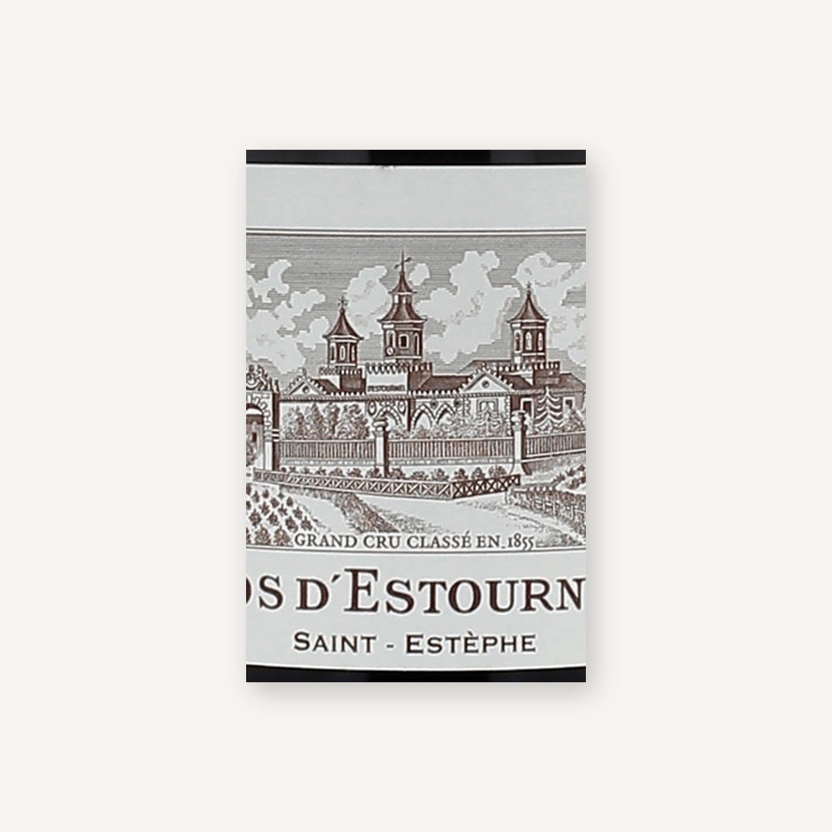 Cos d'Estournel Saint-Estephe 2013 AOC 0,75l — wine label, illustrative image