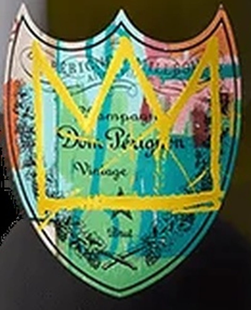 Dom Perignon Edition Speciale Jean-Michel Basquiat Champagne AOC — wine label, illustrative image