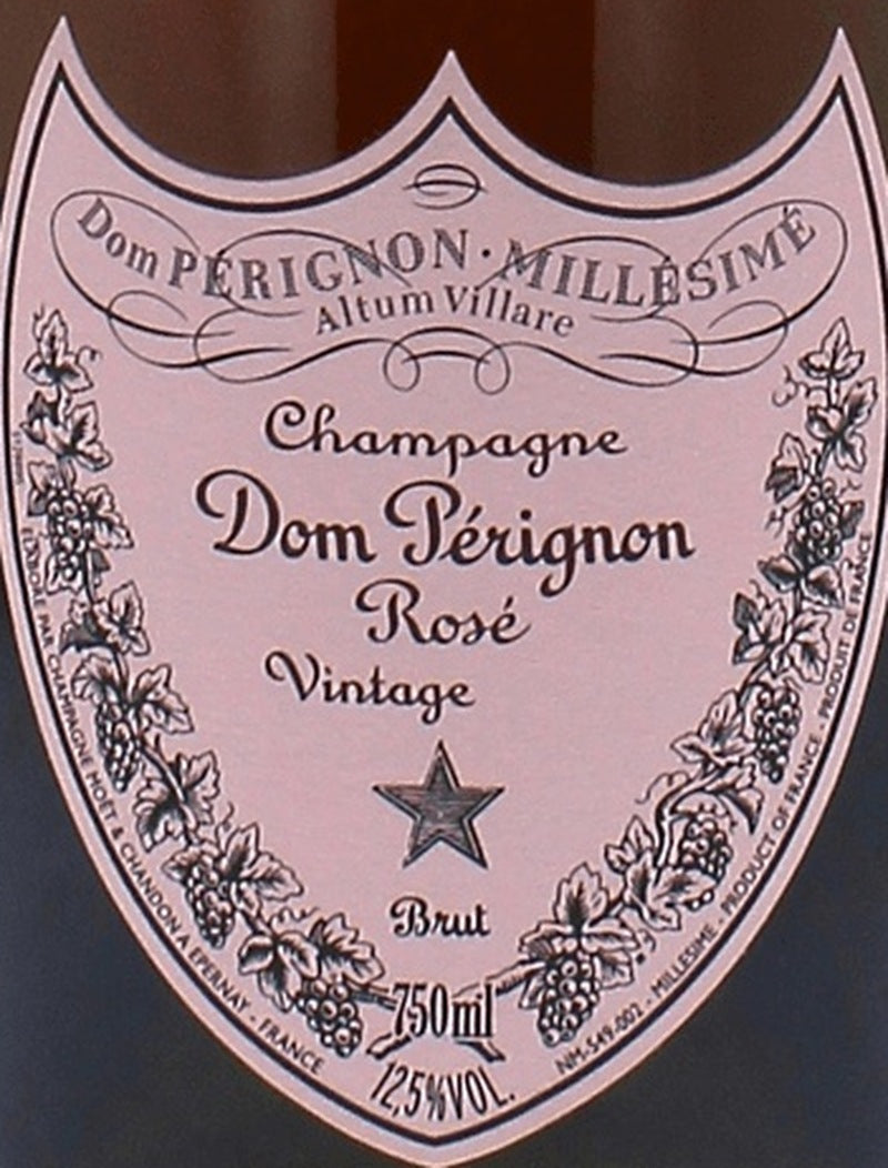 Dom Perignon Rose Champagne 1985 AOC 0,75l — etiqueta del vino, imagen ilustrativa