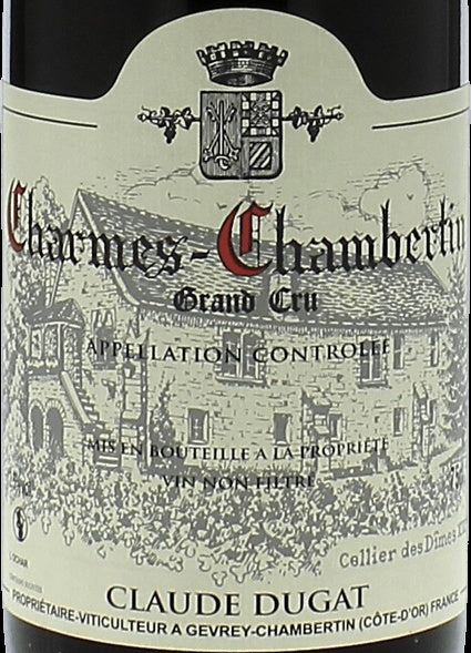 Domaine Claude Dugat Charmes-Chambertin Grand Cru 2021 AOC 0,75l — wine label, illustrative image