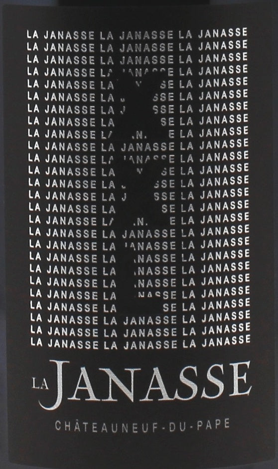Domaine de la Janasse Chateauneuf-du-Pape XXL AOC — wine label, illustrative image