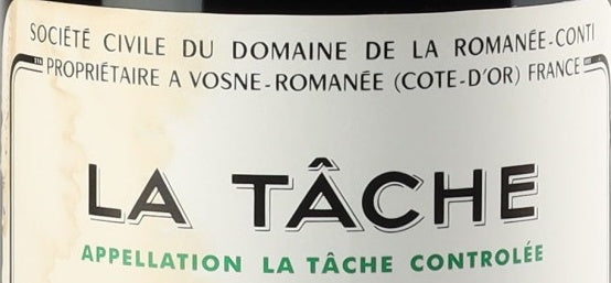 Domaine de la Romanee-Conti La Tache Grand Cru 2007 AOC 0,75l — rótulo do vinho, imagem ilustrativa
