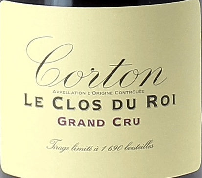 Domaine de la Vougeraie Corton Grand Cru Le Clos du Roi 2018 AOC 1,5l — étiquette du vin, image indicative