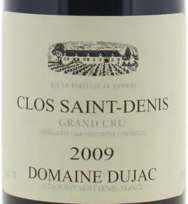 Domaine Dujac Clos Saint-Denis Grand Cru 2009 AOC — wijnetiket