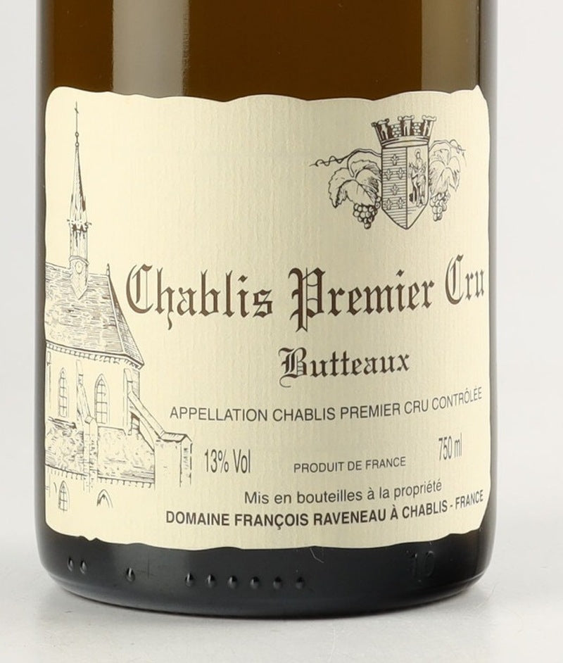 Domaine Francois Raveneau Chablis Premier Cru Butteaux 2016 AOC — étiquette du vin