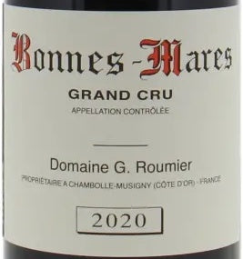 Domaine Georges Roumier Bonnes-Mares Grand Cru 2016 AOC 0,75l — 酒標（示意圖）