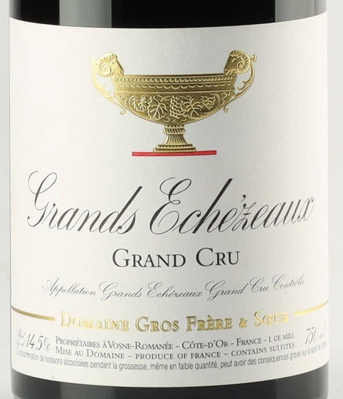Domaine Gros Frere & Soeur Grands Echezeaux 2019 0,75l — rótulo do vinho