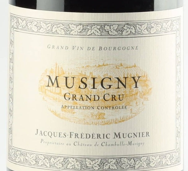 Domaine Jacques-Frederic Mugnier Musigny Grand Cru 2011 AOC 0,75l — rótulo do vinho, imagem ilustrativa