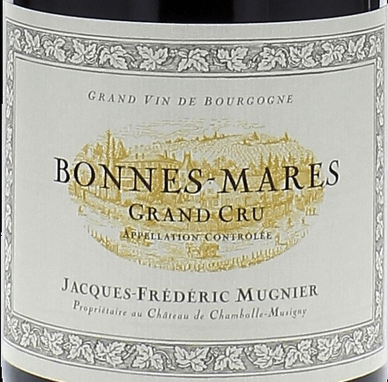 Domaine Jacques-Frederic Mugnier Bonnes-Mares Grand Cru 2016 AOC 0,75l — wine label, illustrative image