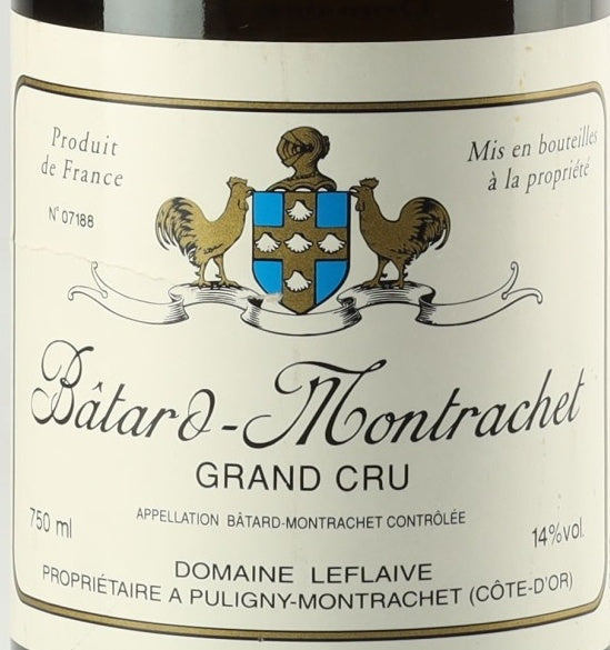 Domaine Leflaive Batard-Montrachet Grand Cru 2008 AOC 0,75l — wine label, illustrative image