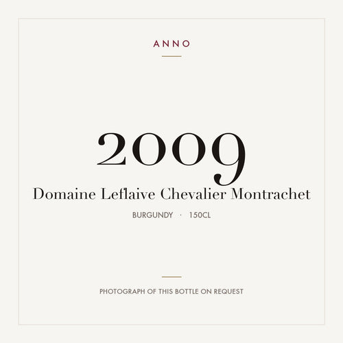 Domaine Leflaive Chevalier-Montrachet Grand Cru 2009 AOC 1,5l — ANNO-årgangskort; foto af den faktiske flaske på forespørgsel