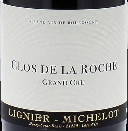 Domaine Lignier-Michelot Clos de la Roche Grand Cru 2020 AOC 0,75l — vinetiket, illustrativt billede