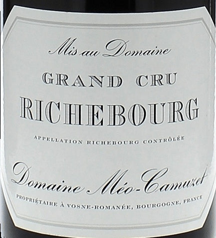 Domaine Meo-Camuzet Richebourg Grand Cru 2012 AOC 0,75l — этикетка вина, иллюстративное изображение