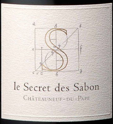 Domaine Roger Sabon Chateauneuf-du-Pape Le Secret des Sabon 2001 AOC 0,75l — ワインラベル（参考画像）