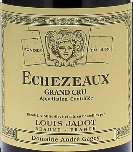 Louis Jadot Echezeaux Grand Cru 2024 AOC 0,75l — wine label, illustrative image