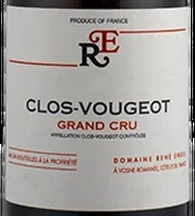 Domaine Rene Engel Clos de Vougeot Grand Cru 2001 AOC 0,75l — étiquette du vin, image indicative