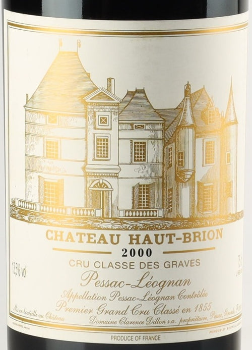 Chateau Haut-Brion Pessac-Leognan 2000 AOC — wine label