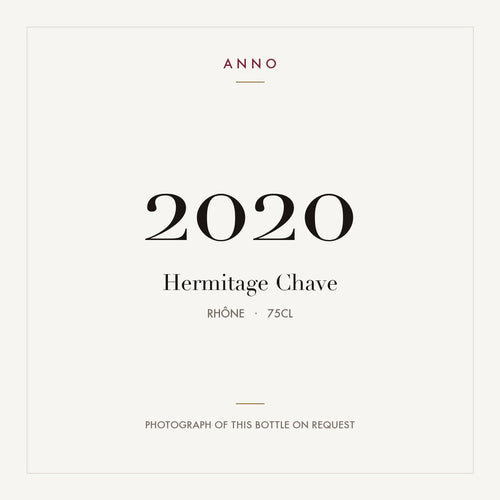 Chave Hermitage 2020 AOC 0,75l — ANNO-Jahrgangskarte; Foto der tatsächlichen Flasche auf Anfrage