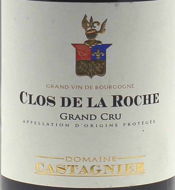 Domaine Castagnier Clos de la Roche Grand Cru 2021 AOC 0,75l — étiquette du vin, image indicative