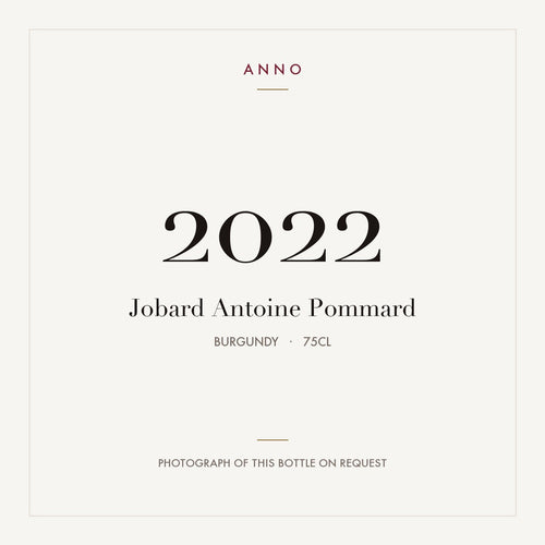 Jobard Antoine Pommard 2022 0,75l from Burgundy — ANNO vintage card; photograph of the actual bottle available on request