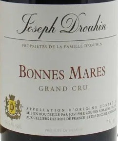 Joseph Drouhin Bonnes-Mares Grand Cru 2020 AOC — wine label