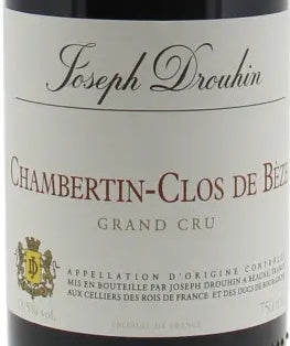 Joseph Drouhin Chambertin-Clos de Beze Grand Cru 2020 AOC — wine label