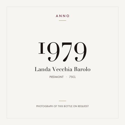 Landa Vecchia Barolo 1979 0,75l, 皮耶蒙特 — ANNO 年份卡；實際酒瓶照片可應要求提供