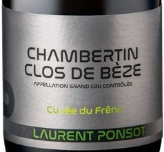 Laurent Ponsot Chambertin-Clos de Beze Grand Cru Cuvee du Frene 2017 AOC 0,75l — wine label, illustrative image