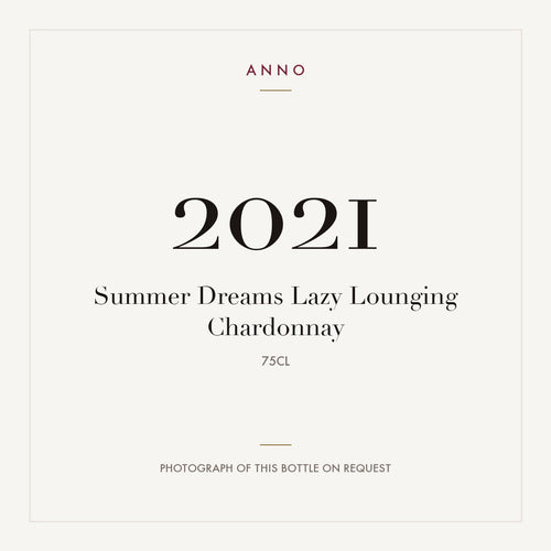 Summer Dreams Lazy Lounging Chardonnay 2021 0,75l — ANNO vintage card; photograph of the actual bottle available on request