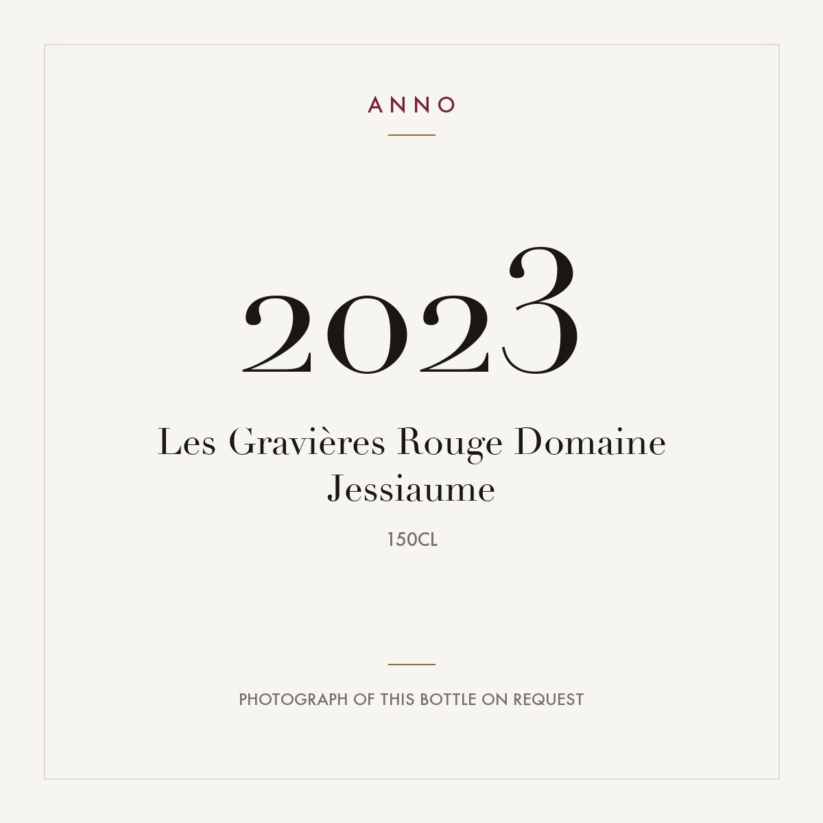 Domaine Jessiaume Santenay Les Gravieres 2023 AOC 1,5l — ANNO vintage card; photograph of the actual bottle available on request
