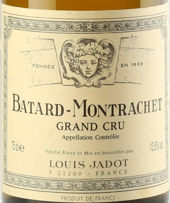 Louis Jadot Batard-Montrachet Grand Cru 2021 AOC 0,75l — ワインラベル（参考画像）