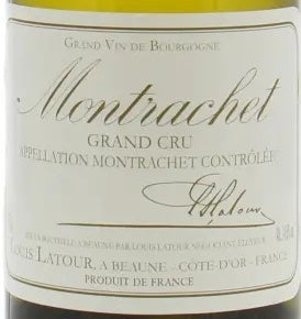 Louis Latour Montrachet Grand Cru 2020 AOC — etiqueta del vino