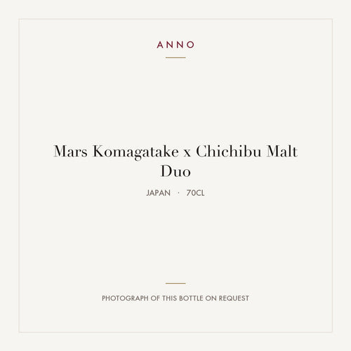 Mars Komagatake x Chichibu Malt Duo 2021 0,7l from Japan — ANNO vintage card; photograph of the actual bottle available on request