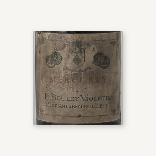 F. Bouley-Violette Mercurey 1945 AOC 0,75l — étiquette du vin