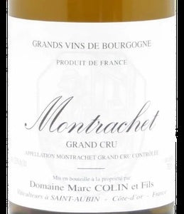 Domaine Colin-Marc Montrachet Grand Cru 2009 AOC 0,75l — 酒標（示意圖）