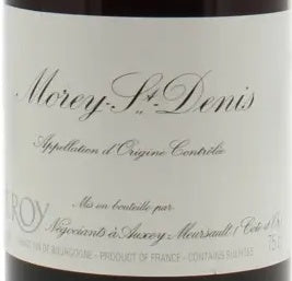 Maison Leroy Morey-Saint-Denis 1984 AOC 0,75l — Weinetikett