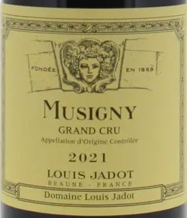 Louis Jadot Musigny Grand Cru 2021 AOC 0,75l — wine label