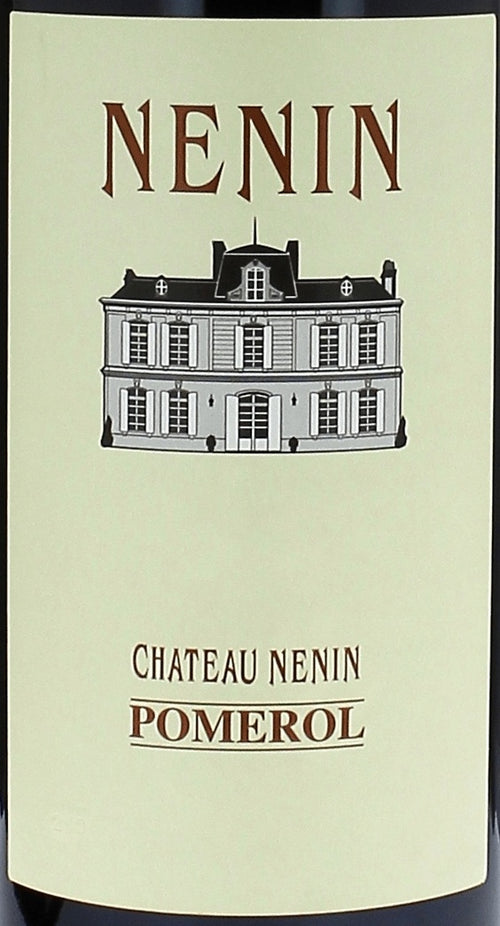 Nenin Pomerol AOC — wine label, illustrative image