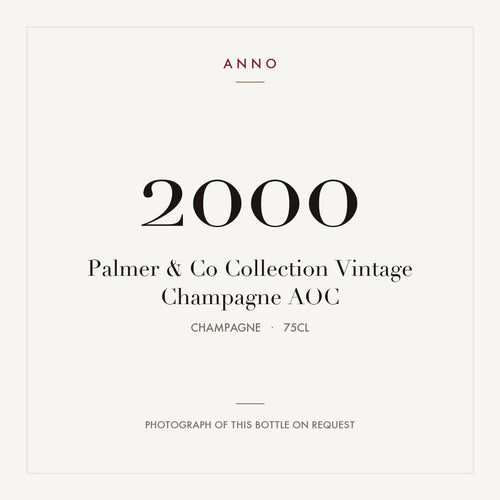 Palmer & Co Collection Vintage Champagne 2000 AOC 0,75l from Champagne — ANNO vintage card; photograph of the actual bottle available on request
