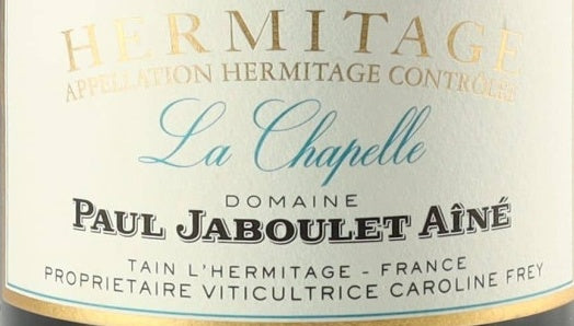 Paul Jaboulet Aine Hermitage La Chapelle 2022 AOC 0,75l — этикетка вина, иллюстративное изображение