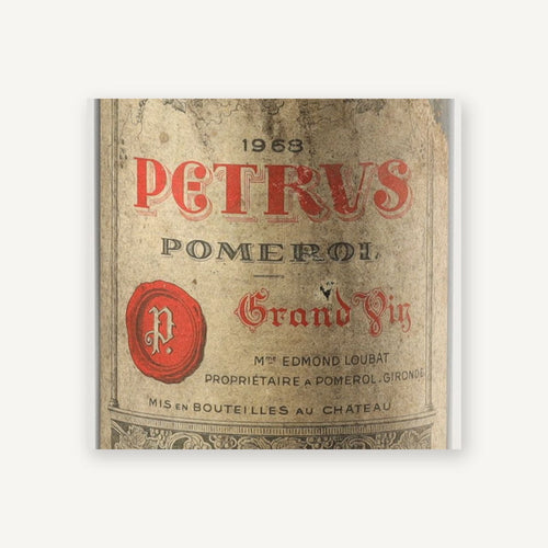 Petrus Pomerol 1968 AOC 0,75l — etichetta del vino