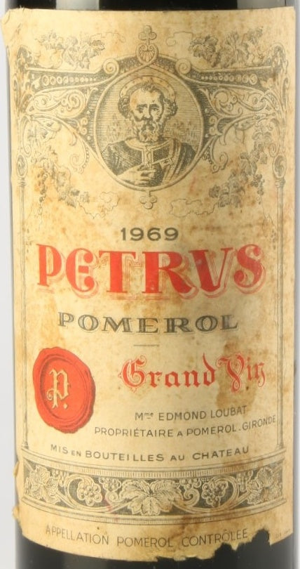 Petrus 1969 — vinetiket