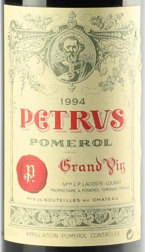 Petrus Pomerol 1994 AOC — rótulo do vinho