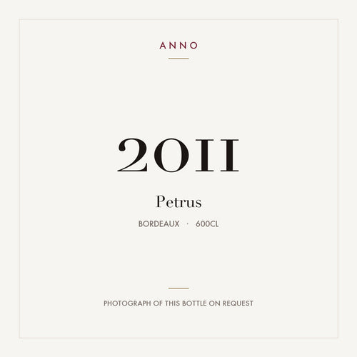 Petrus 2011 6l — card dell'annata ANNO; foto della bottiglia reale disponibile su richiesta