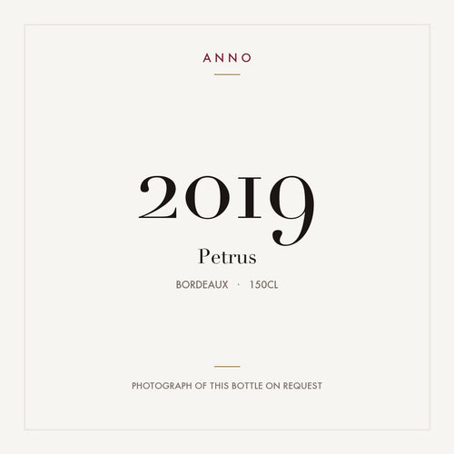Petrus 2019 1,5l — ANNO vintage card; photograph of the actual bottle available on request