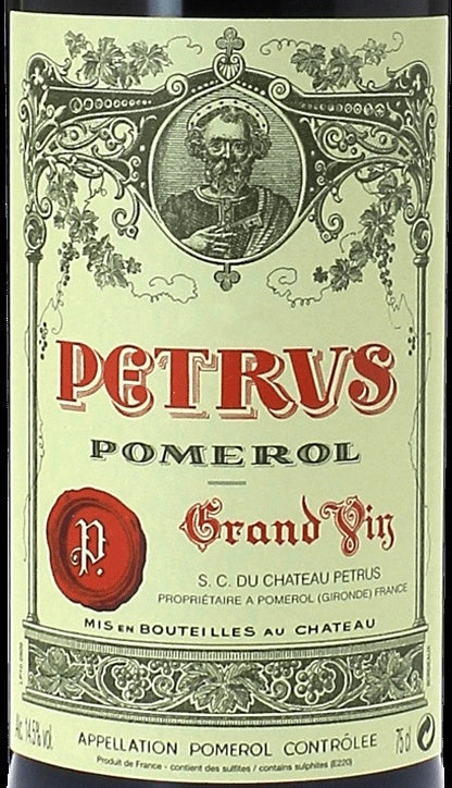 Petrus Pomerol 2011 AOC 0,75l — étiquette du vin, image indicative