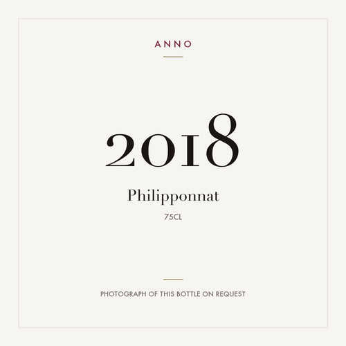 Philipponnat Extra Brut Blanc de Blancs Champagne 2018 AOC 0,75l — ANNO vintage card; photograph of the actual bottle available on request