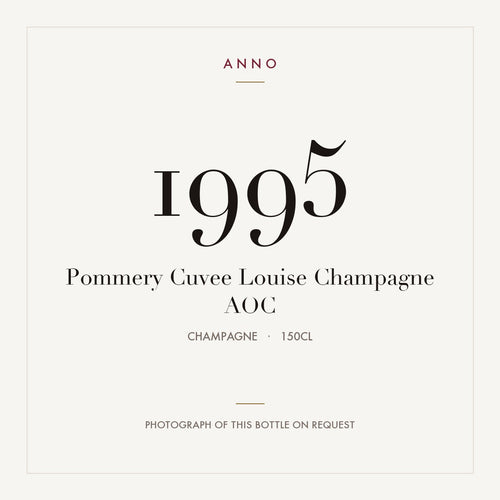 Pommery Cuvee Louise Champagne 1995 AOC 1,5l, 香檳區 — ANNO 年份卡；實際酒瓶照片可應要求提供