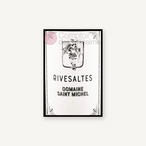 Domaine Saint Michel Rivesaltes 1962 AOC 0,75l — Weinetikett, Beispielbild