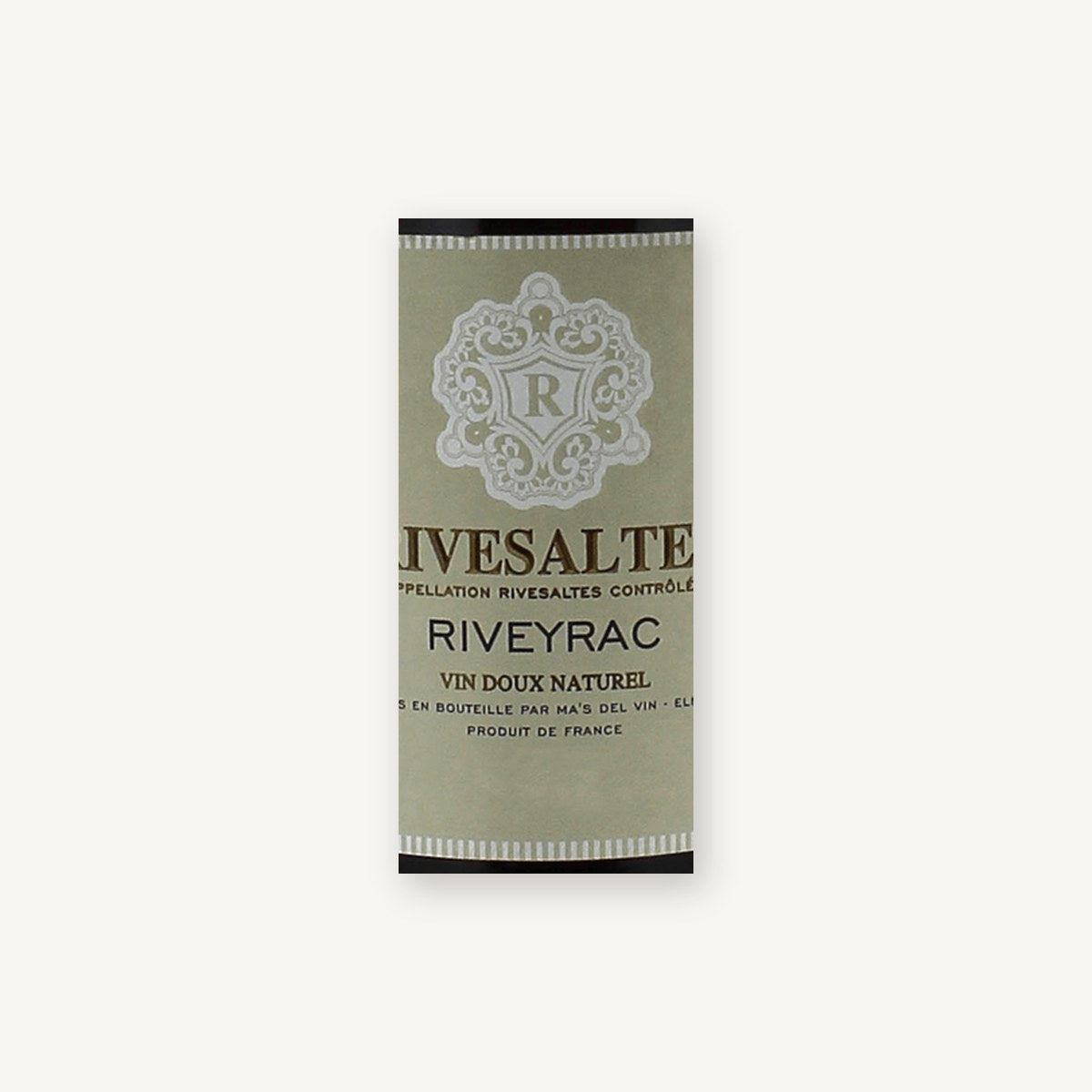 Riveyrac Rivesaltes Vin Doux Naturel 1960 AOC 0,75l — wine label